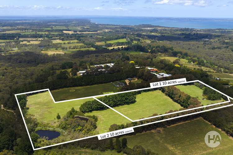 Main view of Homely acreageSemiRural listing, Lot 1 & 2 112 Stanleys Road, Red Hill South VIC 3937